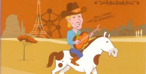 Le CD Single 2 titres « Moi j’aime la country » est en vente